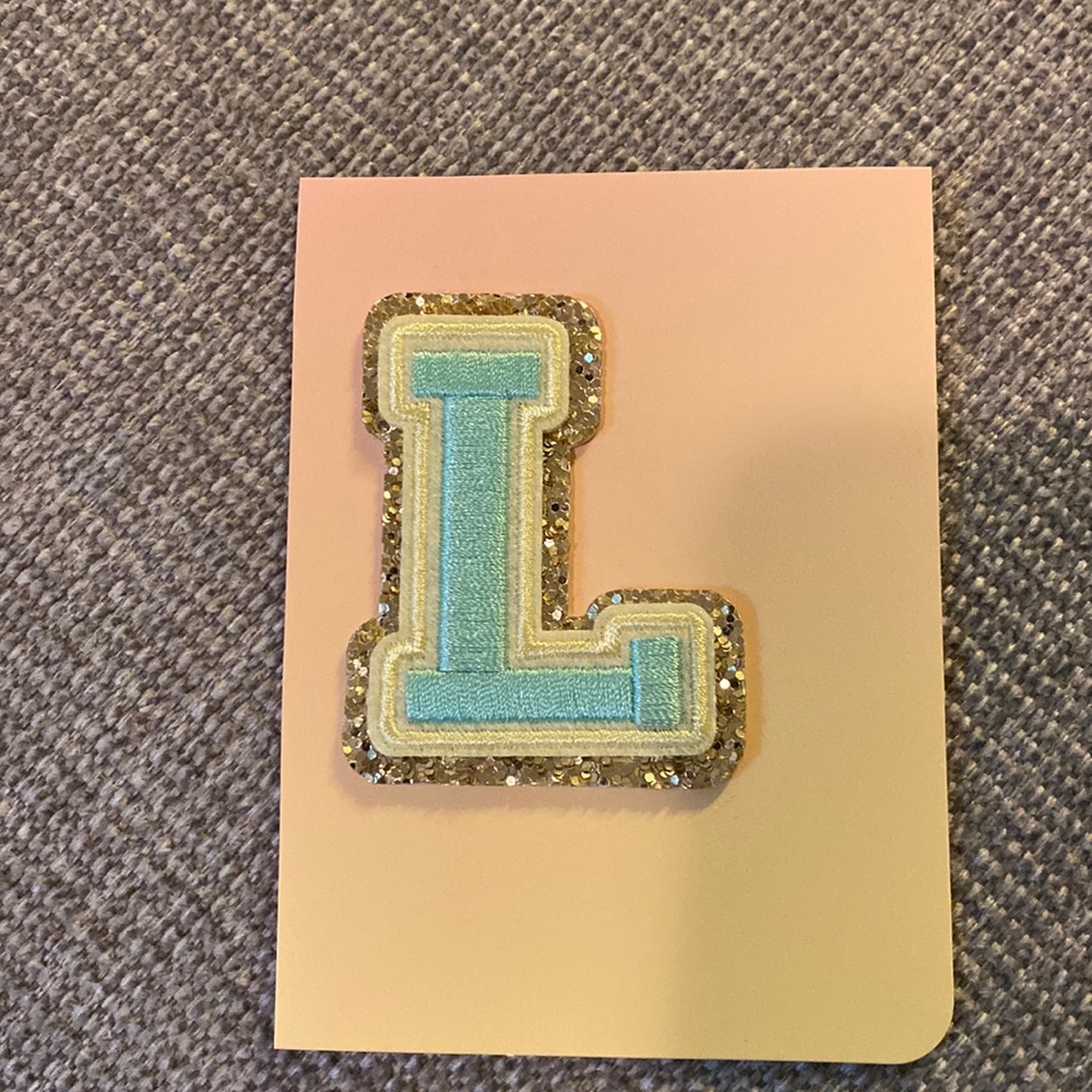 Target Stoney Clover Letter ‘L’ patch